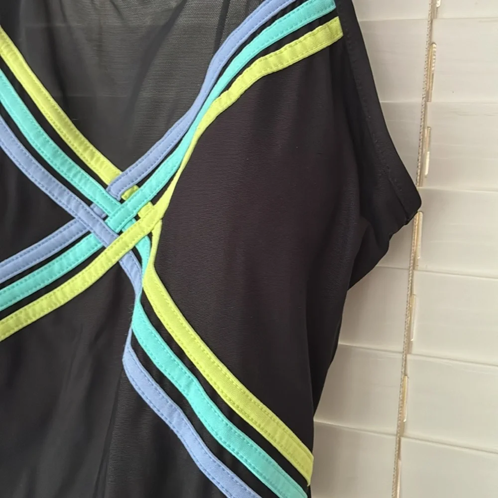 Miraclesuit Swimsuit One Piece Plus SZ 14 Black